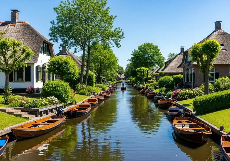 Giethoorn Holland kanaal bootje dagtrip